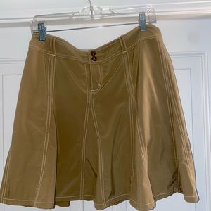 Athleta khaki skirt 6